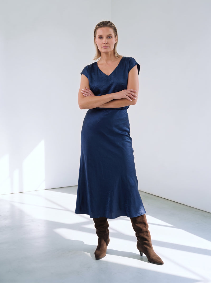 Swing Skirt | Navy