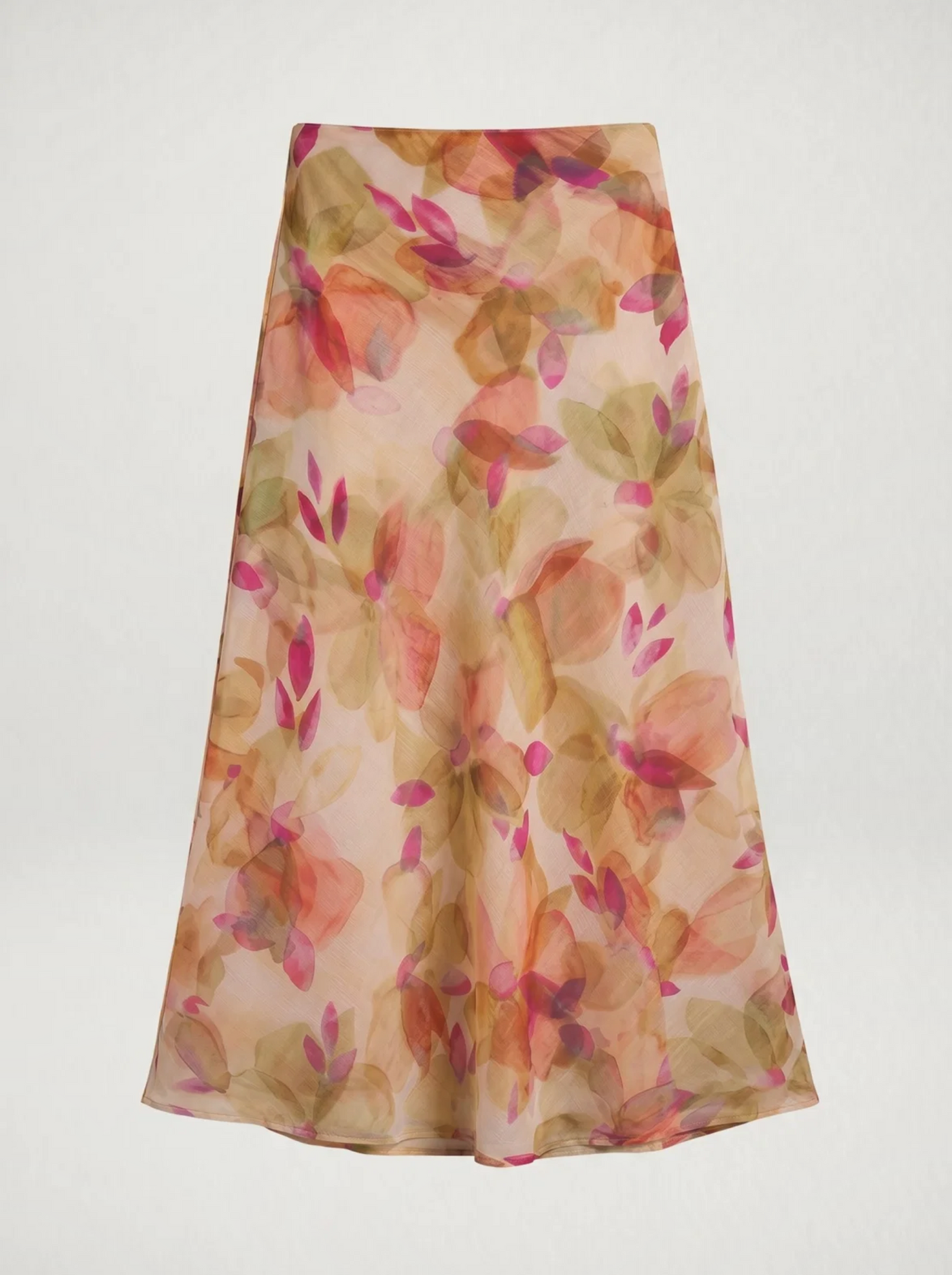 BR&DY Swing Skirt in roze – rok plat gelegd, volledig zichtbaar