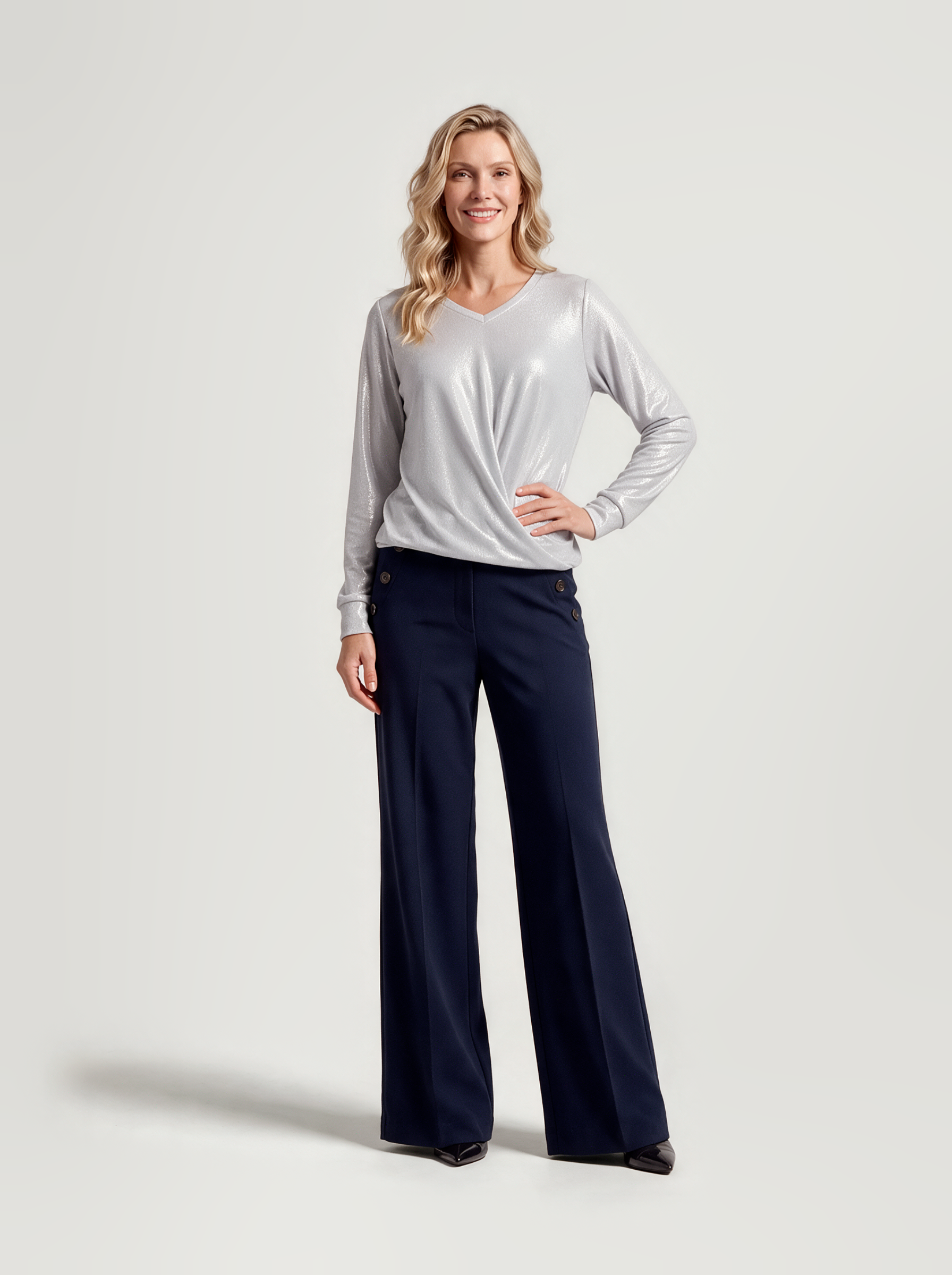 Tess Top | Silver